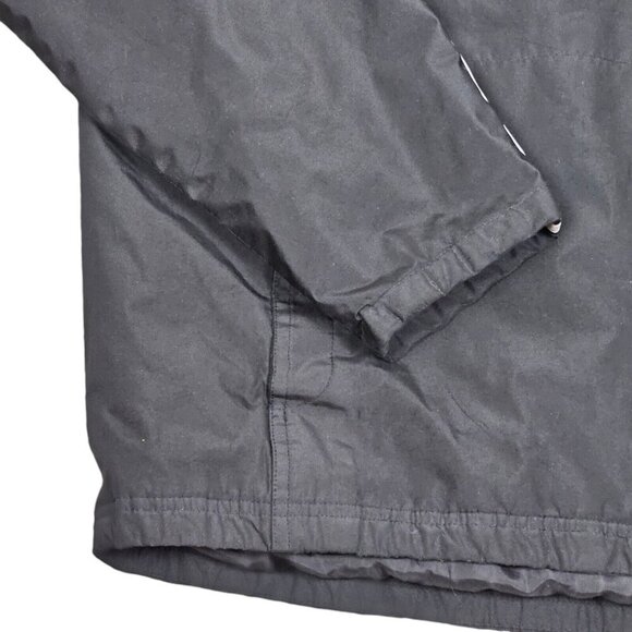 Izod PerformX Black Full Zip Fleece Lined Weatherproof Jacket Coat Size XLarge - Picture 10 of 13